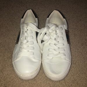 White sneakers
